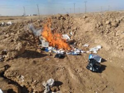 لجنة الصحة في ناحية الشدادي تتلف كمية من الأدوية منتهية الصلاحية