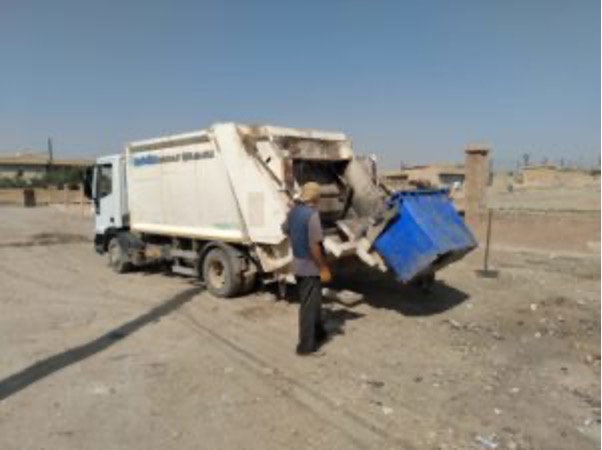 أعمال يومية لقسم البيئة في ناحية الشدادي