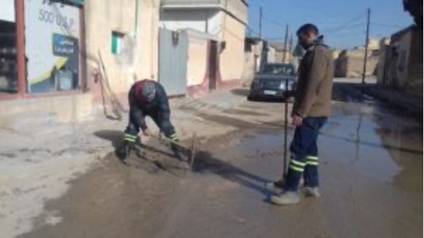 جهود كبيرة لتحسين واقع الصرف الصحي في تل كودجر.
