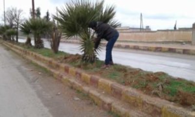 حملة تنظيف واسعة تقوم بها بلدية الشعب في توبو