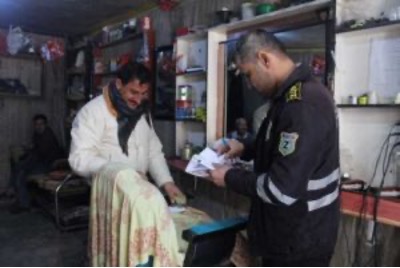 حملة تقليم وتنظيف من قبل شعبة الحدائق والنظافة التابعة لبلدية الشعب في عامودا