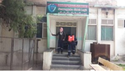 تعقيم المراكز والدوائر والمؤسسات في كركي لكي