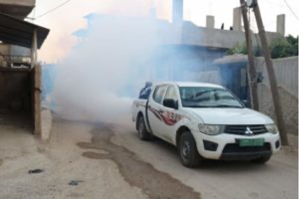 الانتهاء من حملة رش المبيد الضبابي في ناحية تربسبيه