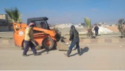 حملة نظافة موسعة للخدمات وشعبة الحدائق في تل كوجر