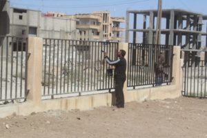 مشروع تأهيل الحديقة الليلية في الناحية الجنوبية بالحسكة
