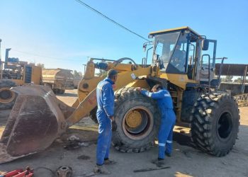 مشروع صيانة الآليات في مقاطعة الجزيرة