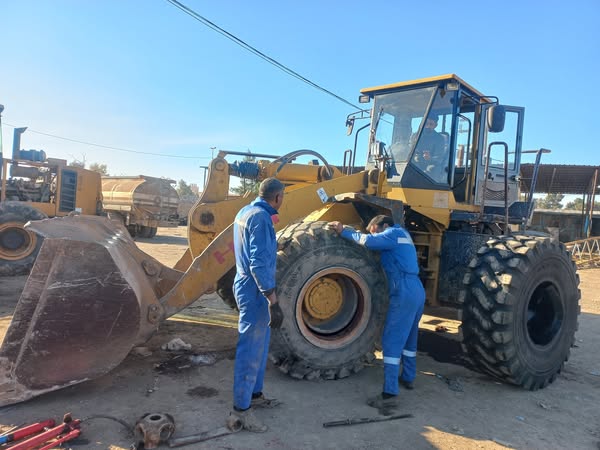 مشروع صيانة الآليات في مقاطعة الجزيرة