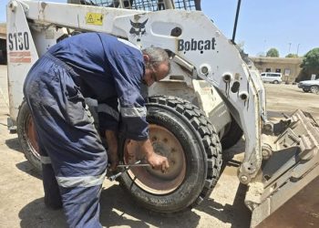 تحديث أعمال مشروع صيانة آليات بلديات الجزيرة – خطوات ثابتة نحو بنية خدمية متطورة.