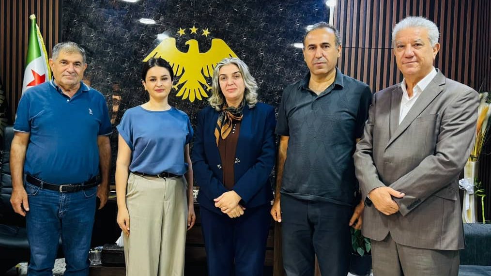 زيارة وفد من بلدية قامشلو مقر مديرية المنطقة