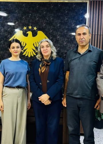 زيارة وفد من بلدية قامشلو مقر مديرية المنطقة